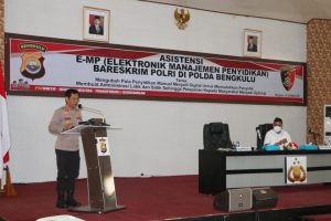 Kapolda Bengkulu Buka Pelatihan dan Asistensi E- Manajemen Penyidikan