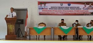 Bupati Kaur dan Jajarannya Lakukan Tes Urin Kegiatan Sosialisasi