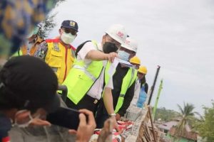 Gubernur Tinjau Pembangunan Jembatan Pulau Bai