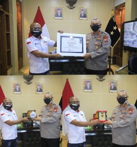 Apresiasi Kinerja Polri, SMSI Berikan Piagam Penghargaan Kepada Kapolda Bengkulu