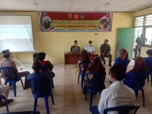 Hari Ke-6, Satgas TMMD 112 Silaturahmi dan Penyuluhan Antar Umat Beragama