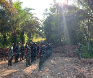 Satgas TMMD Awali Aktivitas Dengan Apel Pagi dan Berdo’a