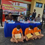 Polres Seluma Release Keberhasilan Ungkap 4 Kasus Tindak Pidana