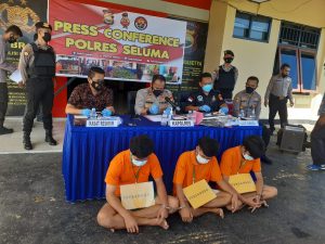 Polres Seluma Release Keberhasilan Ungkap 4 Kasus Tindak Pidana