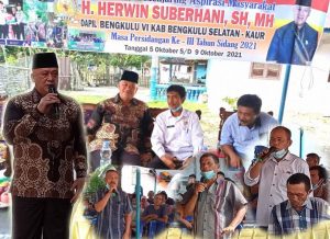 Reses Herwin Suberhani Masa Sidang ke III, Masyarakat Keluhkan Jalan Penghubung