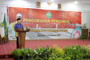 Kukuhkan Pengurus Perpani Bengkulu, Rohidin: Pelatihan dan Pembinaan jadi Keharusan