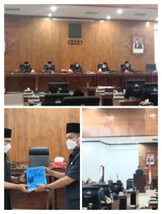Nota Pengantar Raperda RPJMD Disetujui