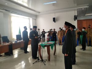 Bupati Lismidianto Lantik Empat Pejabat Tinggi Pratama