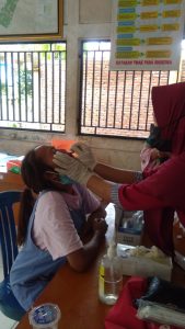 Kejar Target Rapid Antigen, Puskesmas Tanjung Kemuning Door To Door