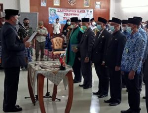 Wujudkan Kaur ‘Berseri’ Bupati Kaur Tunjuk Plt Kepala Dinas