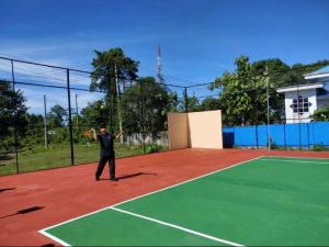 Lismidianto Resmikan Lapangan Tenis