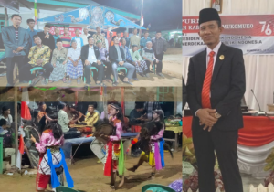 Siswanto DPRD Kab. Mukomuko,Hadir Ulang Tahun Transmigrasi Ke -40 th, Di desa Arga Jaya Kecamatan Air Rami