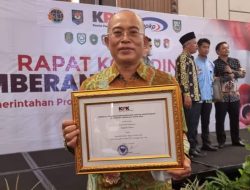Dapat Penghargaan dari KPK, Bupati Gusnan Komitmen Tingkatkan Pencegahan dan Pemberantasan Korupsi