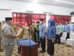 Wabup Rifa’i Lantik Pejabat Administrasi Lingkungan Pemkab BS