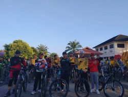 Sekda Sukarni Fun Bike Bersama Polres