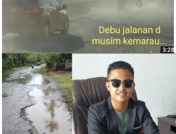 Novles : Jalan Penghubung Desa Tanah Rekah dan Desa Tanah Harapan Jika kemarau seperti Padang pasir, Jika Hujan Seperti Kubangan Sawah