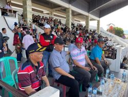 Bupati Kaur dan Kadis Yasman Saksikan Laga Semifinal Cabor Sepak Bola POPDA 2022