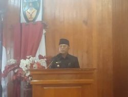 Bupati Gusnan Sampaikan Rekomendasi Enam Raperda BS