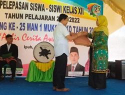 Ketua DPRD Hadiri HUT ke 25 MAN 01 Sekolah Terbaik di Kabupaten. Mukomuko