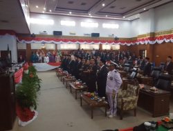 Rapat Paripurna DPRD Kaur HUT RI Mendengarkan Pidato Kenegaraan Presiden Jokowi