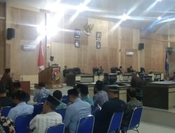 Rapat Paripurna DPRD Mukomuko dengan Agenda Penyampaian Nota Keuangan Terhadap Perda 2022