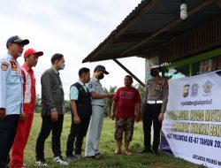 Setelah Sembako, Satlantas Polres MM Kembali Bagikan 600 Liter Pertalite Kepada Masyarakat