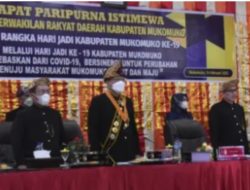 Rapat Paripurna DPRD Dalam Rangka Memperingati HUT Kabupaten Mukomuko ke-19