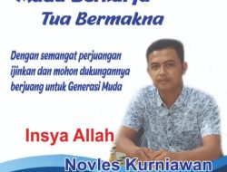 Novles Siap Maju Memperjuangkan Aspirasi Masyarakat di Pilkada 2024
