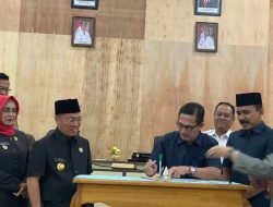 Rapat Paripurna Pengesahan APBD Kabupaten Mukomuko Tahun 2023 Disahkan