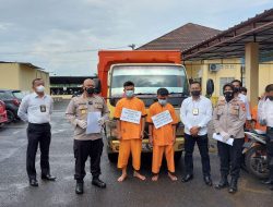 Polres Prabumulih Ungkap Kasus Pencurian Mobil Truck