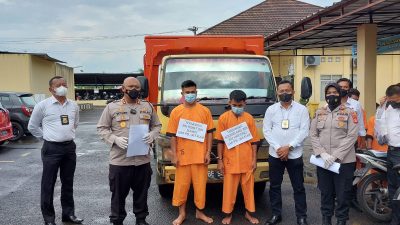 Polres Prabumulih Ungkap Kasus Pencurian Mobil Truck