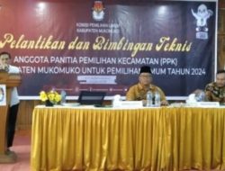 Ketua DPRD Ali Minta PPK Mukomuko Sukseskan Pilkada 2024 Lebih Baik Lagi