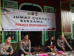 Polres Mukomuko Laksanakan “Jum’at Curhat Di Pondok Pesantren AL Fattah Nailul
