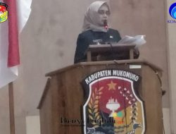 Wakil Bupati Mukomuko Pimpin Rapat Paripurna