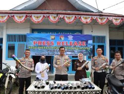 Kapolres Mukomuko Sebut  Puluhan Knalpot Brong Dimusnahkan