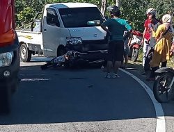 Kecelakaan Maut Antara Mobil Dan Motor Terjadi di Desa Pulau Baru