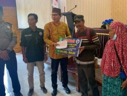 Pemdes Tebat Monok Salurkan BLT-DD Tahap I untuk 55 KPM