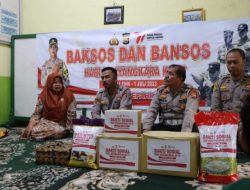 Sambut Hari Bhayangkara, Polres Kepahiang Salurkan Bantuan Sosial
