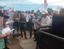 Aksi Damai Gabungan Ormas Menyampaikan Aspirasi Di Depan Gedung DPRD Benteng