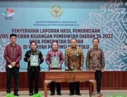 Enam Kali Berturut-turut, Pemkab Mukomuko Raih WTP