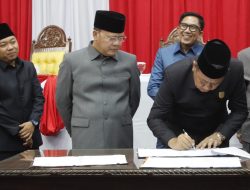 DPRD Provinsi Bengkulu Gelar Paripurna Pendatanganan KUA PPAS APBD-P 2023