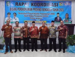 Rakor Perekonomian Provinsi Bengkulu Tahun 2023, Dorong Pengembangan UMKM Berkelanjutan