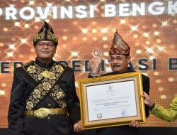 Jelang HUT ke-55 Provinsi Bengkulu, Pemprov Terima 2 Sertifikat Kelembagaan dari LAN RI