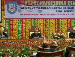 DPRD Menggelar Sidang Paripurna HUT ke-55 Provinsi Bengkulu