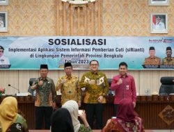 Aplikasi siRianti, Permudah Pemberian Cuti ASN Pemprov Bengkulu