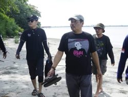 Usin Sembiring Dukung Penuh Perlombaan Mancing dan Bersih Pantai di Pantai Lentera Merah