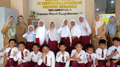 Bangun Minat Baca Siswa, SDN 12 Kota Bengkulu ke DPK Provinsi Bengkulu