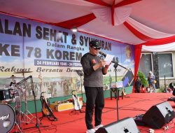 Jalan Santai HUT ke-78 Korem 041/Gamas Bengkulu, Wagub Rosjonsyah Ajak Semangat Jaga Kesehatan