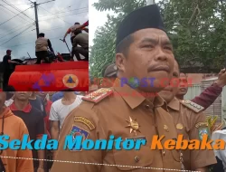 Sekda Kepahiang Terjun Langsung Monitor Kejadian Kebakaran Di Jalan Tunggal Sejantung