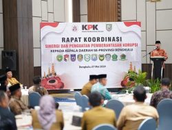 Pemprov Bengkulu dan KPK Adakan Rakor Penguatan Pemberantasan Korupsi